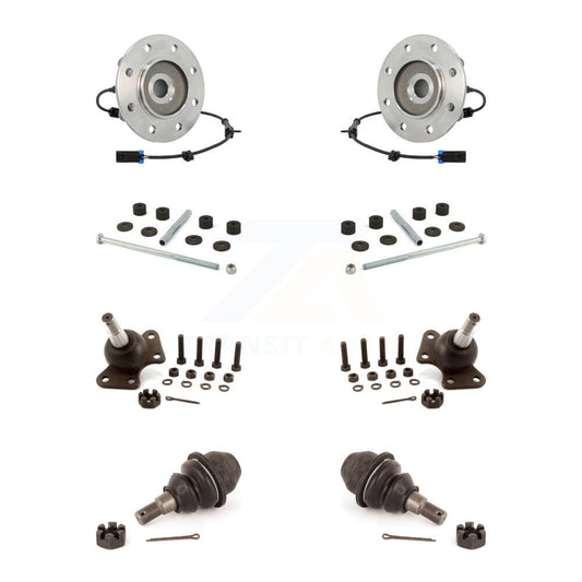 Bearing Upper Lower Ball Joint Link Front Kit For 1996-2000 K3500 Chevrolet GMC