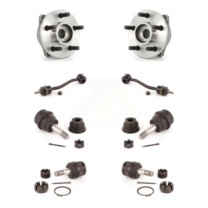 Hub Bearing Upper Lower Ball Joint Sway Bar Link Front Kit For Jeep Wrangler TJ