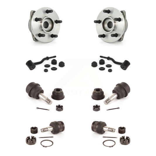 Bearing Upper Lower Ball Joint & Link Front Kit For Jeep Cherokee Grand Comanche