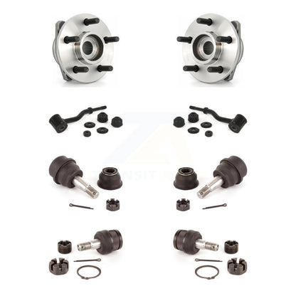 Hub Bearing Upper Lower Ball Joint And Sway Bar Link Front Kit For Jeep Cherokee