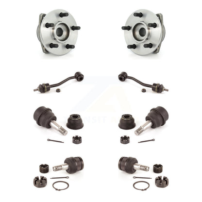 Hub Bearing Upper Lower Ball Joint Sway Bar Link Front Kit For Jeep Wrangler TJ