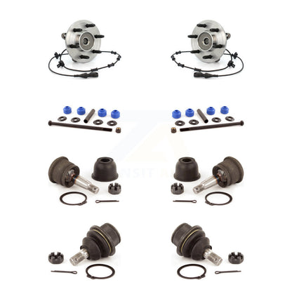Hub Bearing Upper Lower Ball Joint & Link Front Kit For Ford Expedition Lincoln
