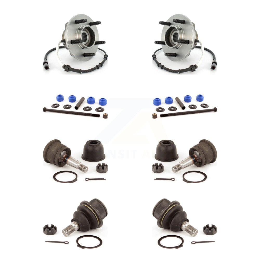 Bearing Upper Lower Ball Joint & Sway Bar Link Front Kit For Ford F-150 Heritage