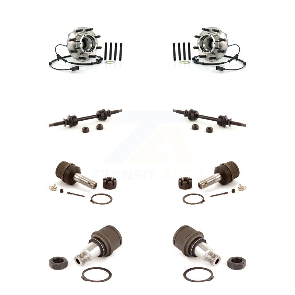 Bearing Upper Lower Ball Joint & Link Front Kit For Ford F-350 Super Duty F-250