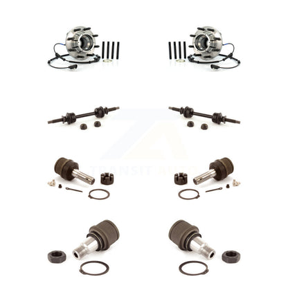 Bearing Upper Lower Ball Joint & Link Front Kit For Ford F-350 Super Duty F-250