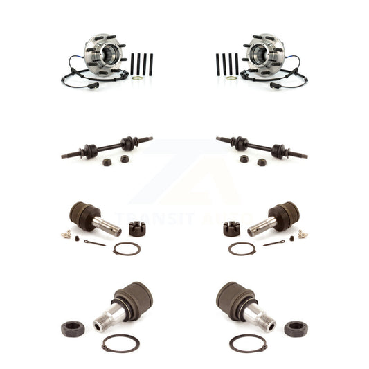Bearing Upper Lower Ball Joint & Link Front Kit For Ford F-350 Super Duty F-250
