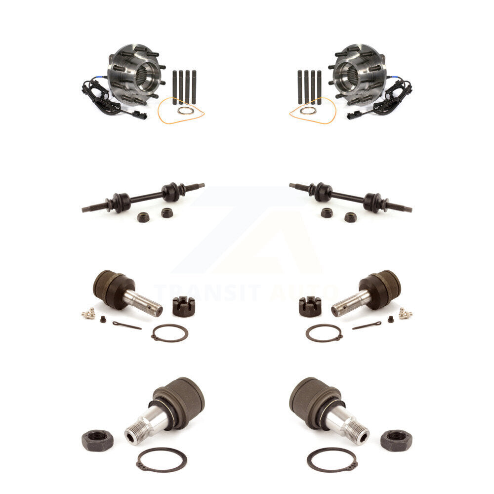 Bearing Upper Lower Ball Joint Sway Bar Link Front Kit For Ford F-450 Super Duty