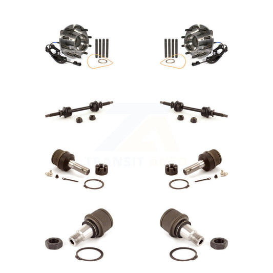 Bearing Upper Lower Ball Joint Sway Bar Link Front Kit For Ford F-450 Super Duty