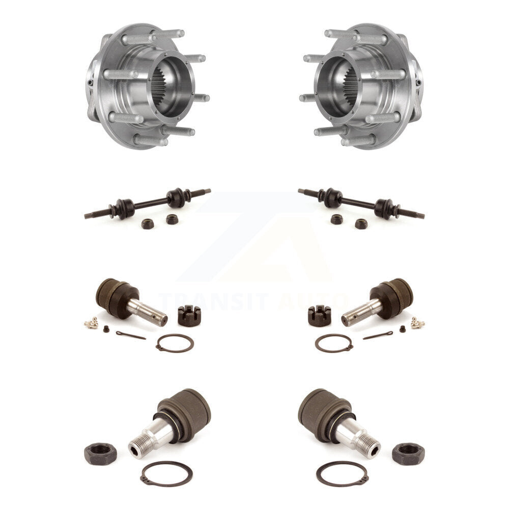 Bearing Upper Lower Ball Joint & Link Front Kit For Ford F-350 Super Duty F-250