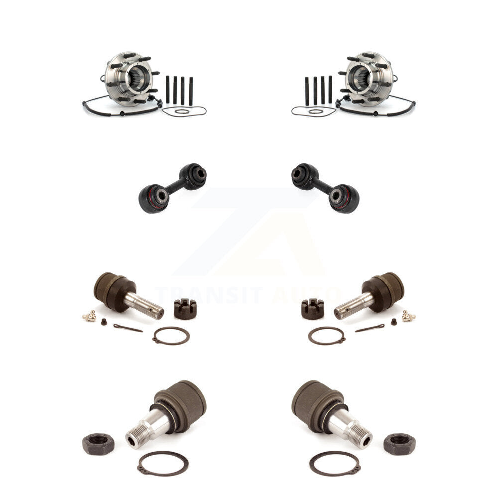 Bearing Upper Lower Ball Joint & Link Front Kit For Ford F-350 Super Duty F-250
