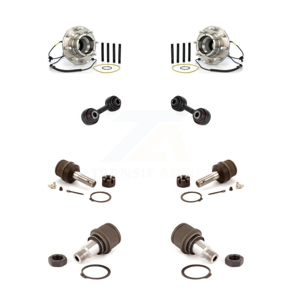 Bearing Upper Lower Ball Joint & Link Front Kit For Ford F-350 Super Duty F-250