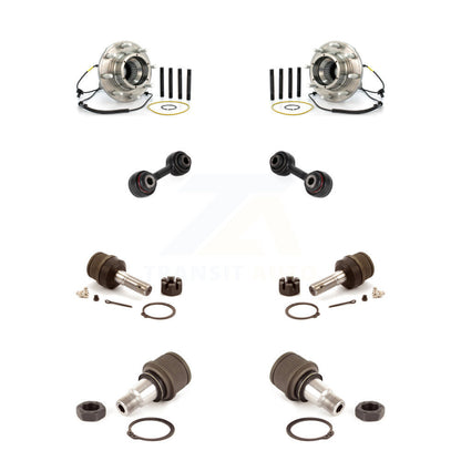 Bearing Upper Lower Ball Joint & Link Front Kit For Ford F-350 Super Duty F-250