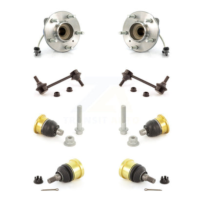 Bearing Assembly Upper Lower Ball Joint Sway Bar Link Front Kit For Cadillac CTS