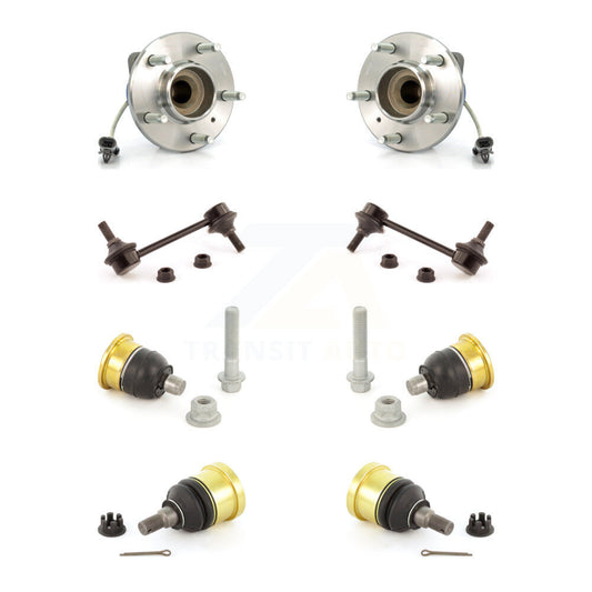 Bearing Assembly Upper Lower Ball Joint Sway Bar Link Front Kit For Cadillac CTS