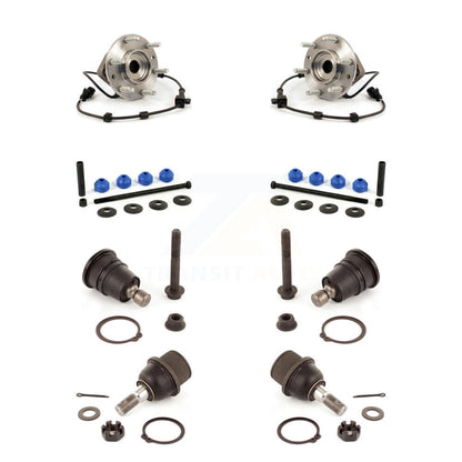 Bearing Upper Lower Ball Joint Link Front Kit For Chevrolet Trailblazer GMC Saab