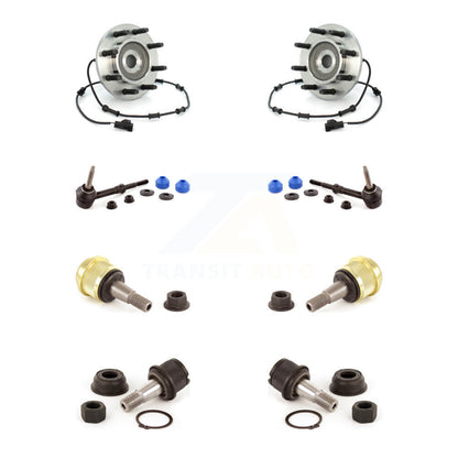 Hub Bearing Upper Lower Ball Joint & Link Front Kit For Dodge Ram 3500 2500 4WD
