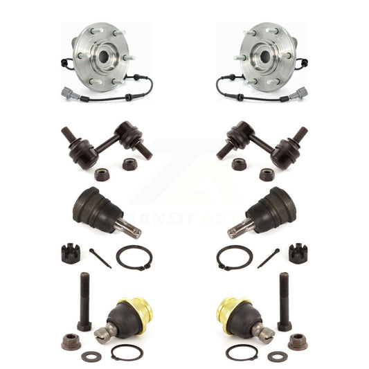 Bearing Upper Lower Ball Joint & Link Front Kit For Nissan TITAN Armada INFINITI