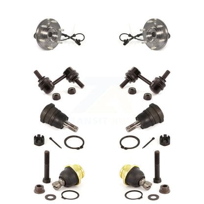 Bearing Upper Lower Ball Joint & Sway Bar Link Front Kit For Nissan TITAN Armada
