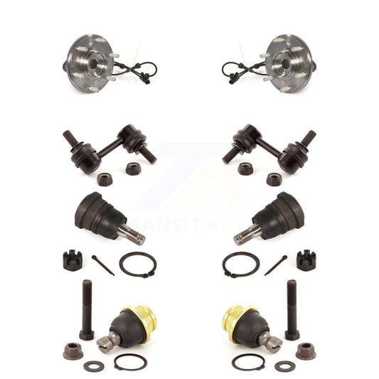 Bearing Upper Lower Ball Joint & Sway Bar Link Front Kit For Nissan TITAN Armada