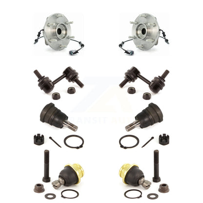Hub Bearing Upper Lower Ball Joint Link Front Kit For Nissan TITAN INFINITI QX56