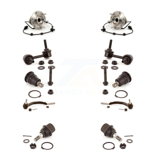 Bearing Upper Lower Ball Joint Outer Tie Rod Link Front Kit (10Pc) For GMC Envoy
