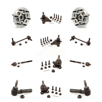 Bearing Upper Lower Ball Joint Outer Inner Tie Rod Link Front Kit (12Pc) For GMC