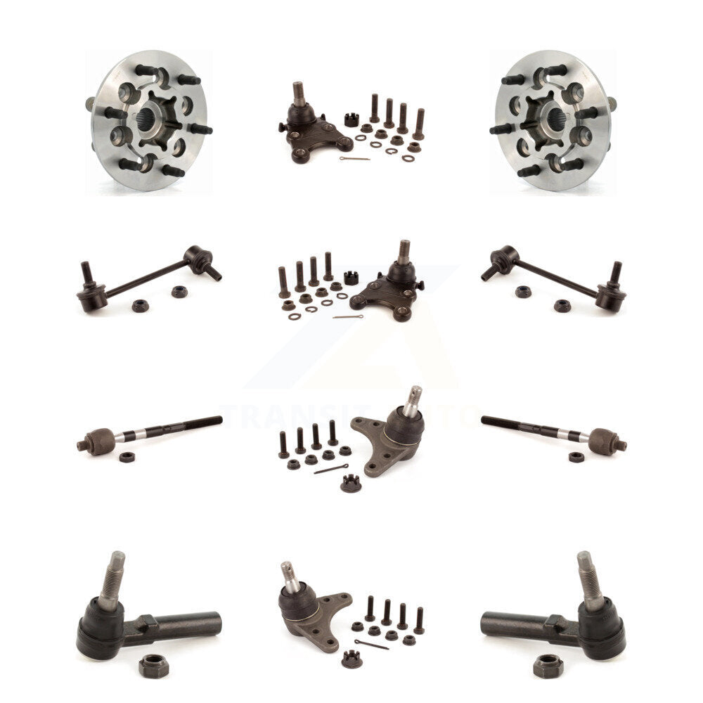 Bearing Upper Lower Ball Joint Outer Inner Tie Rod Link Front Kit For GMC Canyon