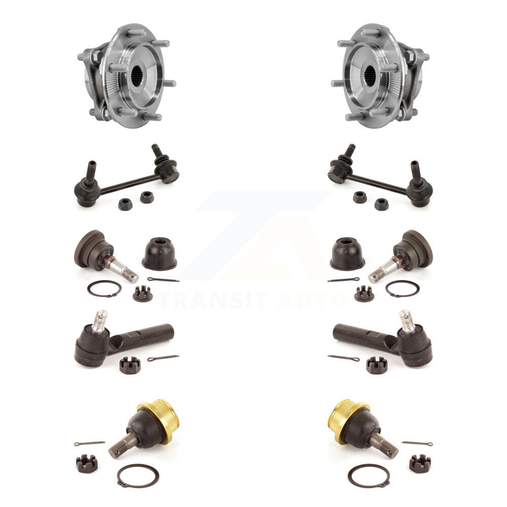Bearing Upper Lower Ball Joint Outer Tie Rod & Link Front Kit For Toyota Tacoma