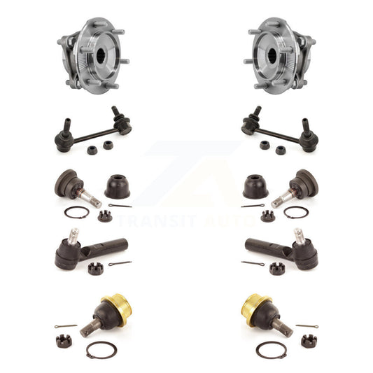 Bearing Upper Lower Ball Joint Outer Tie Rod & Link Front Kit For Toyota Tacoma