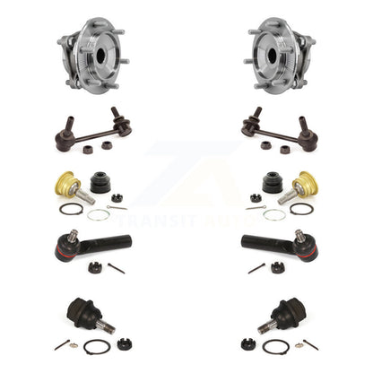 Bearing Upper Lower Ball Joint Outer Tie Rod Link Front Kit (10Pc) For Toyota FJ