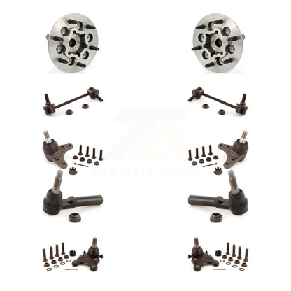 Bearing Upper Lower Ball Joint Outer Tie Rod Link Front Kit (10Pc) For Chevrolet