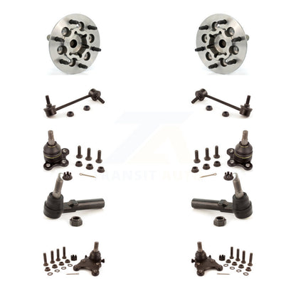 Bearing Upper Lower Ball Joint Outer Tie Rod Link Front Kit (10Pc) For Chevrolet