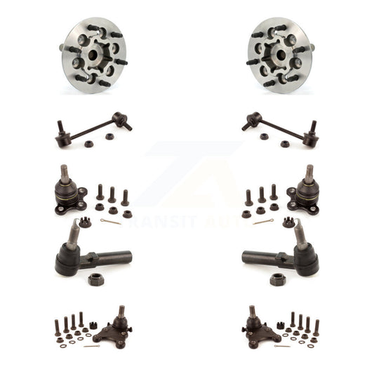 Bearing Upper Lower Ball Joint Outer Tie Rod Link Front Kit (10Pc) For Chevrolet
