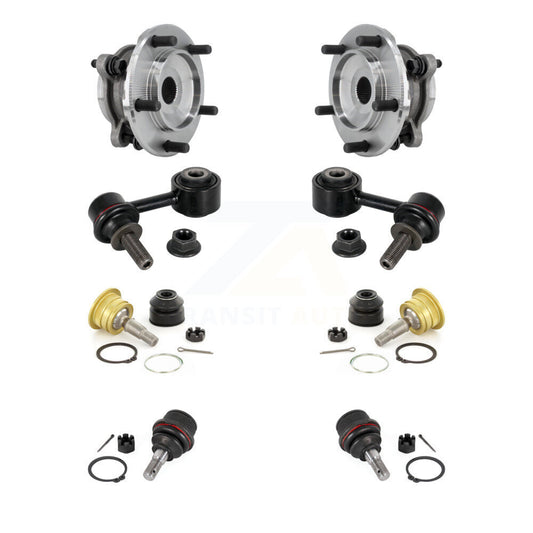 Bearing Upper Lower Ball Joint & Link Front Kit (8Pc) For Toyota Tundra Sequoia