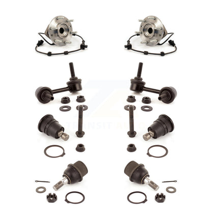 Bearing Upper Lower Ball Joint & Link Front Kit (8Pc) For GMC Chevrolet Envoy XL