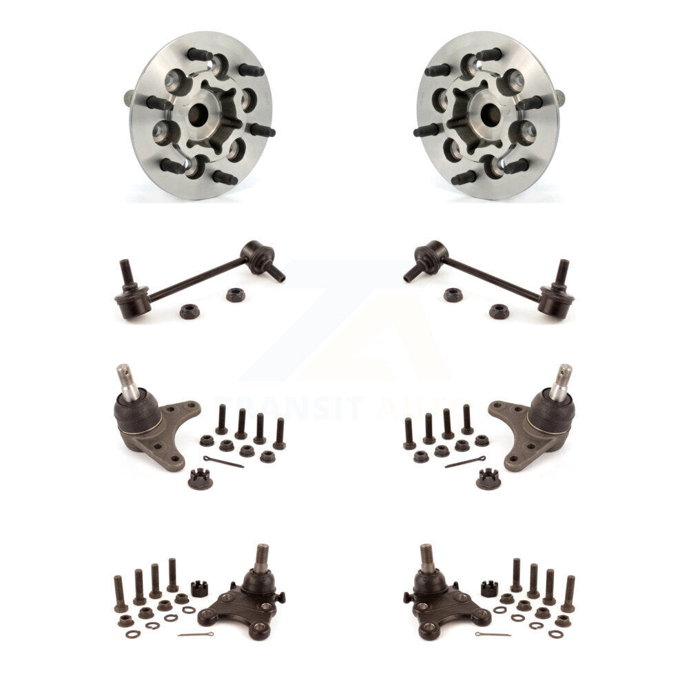 Bearing Upper Lower Ball Joint & Link Front Kit (8Pc) For Chevrolet Colorado GMC