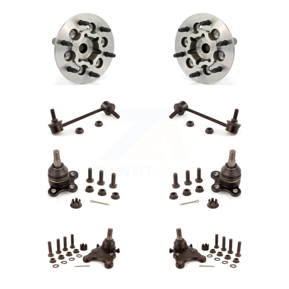 Bearing Upper Lower Ball Joint & Link Front Kit (8Pc) For Chevrolet Colorado GMC