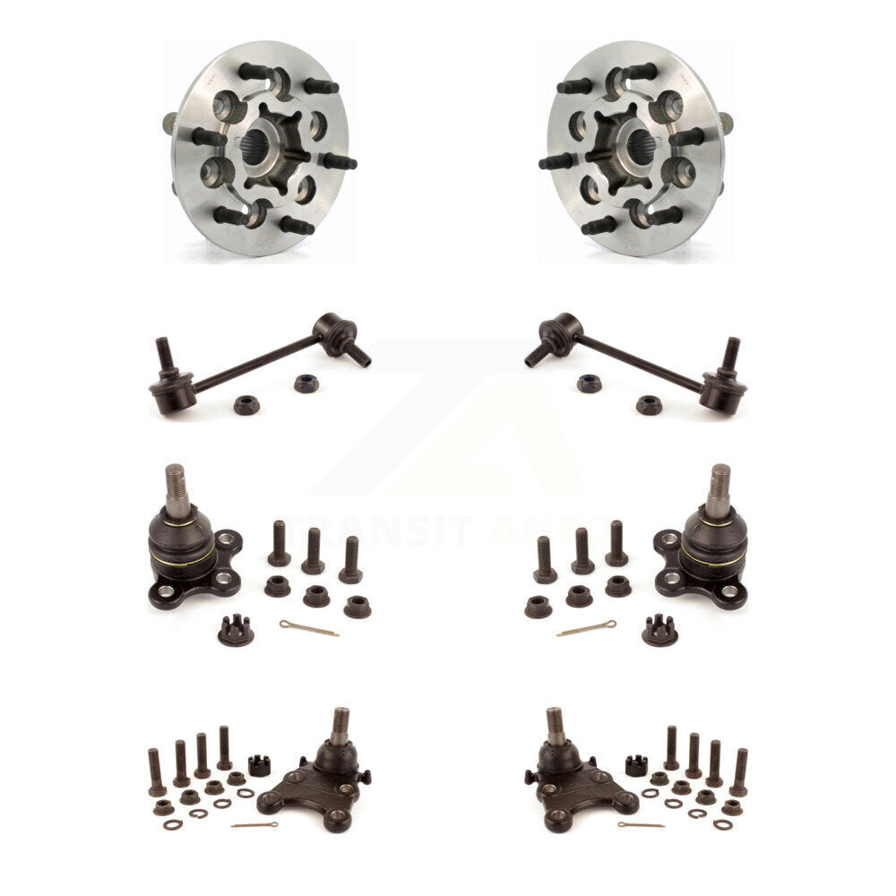 Bearing Upper Lower Ball Joint & Link Front Kit (8Pc) For Chevrolet Colorado GMC