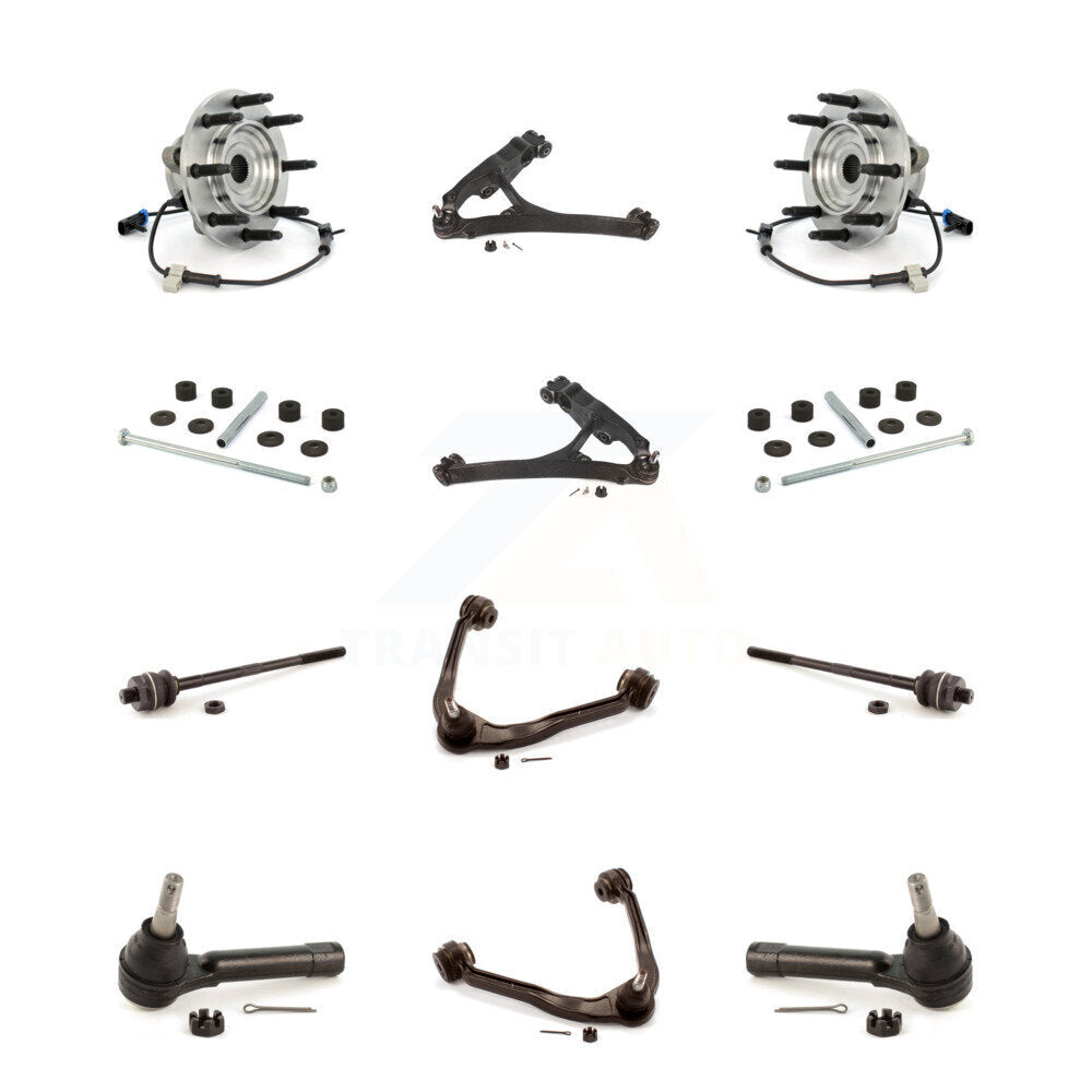 Bearing Lower Upper Control Arm Outer Inner Tie Rod Link Front Kit For Chevrolet