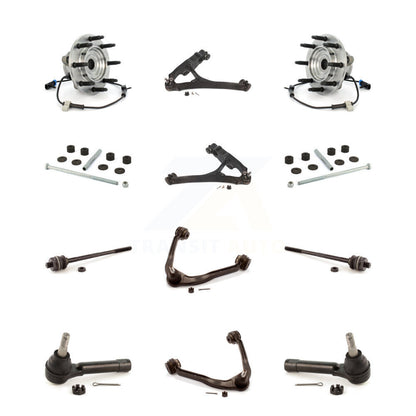 Bearing Lower Upper Control Arm Outer Inner Tie Rod Link Front Kit For Chevrolet