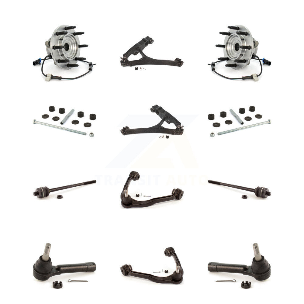 Bearing Lower Upper Control Arm Outer Inner Tie Rod Link Front Kit For Chevrolet