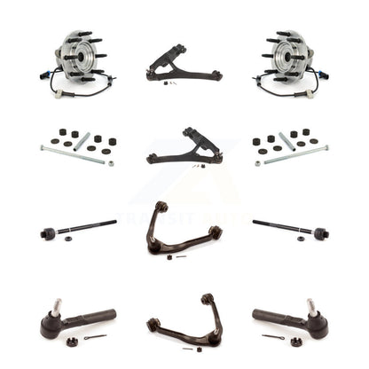 Bearing Lower Upper Control Arm Outer Inner Tie Rod Link Front Kit For Chevrolet