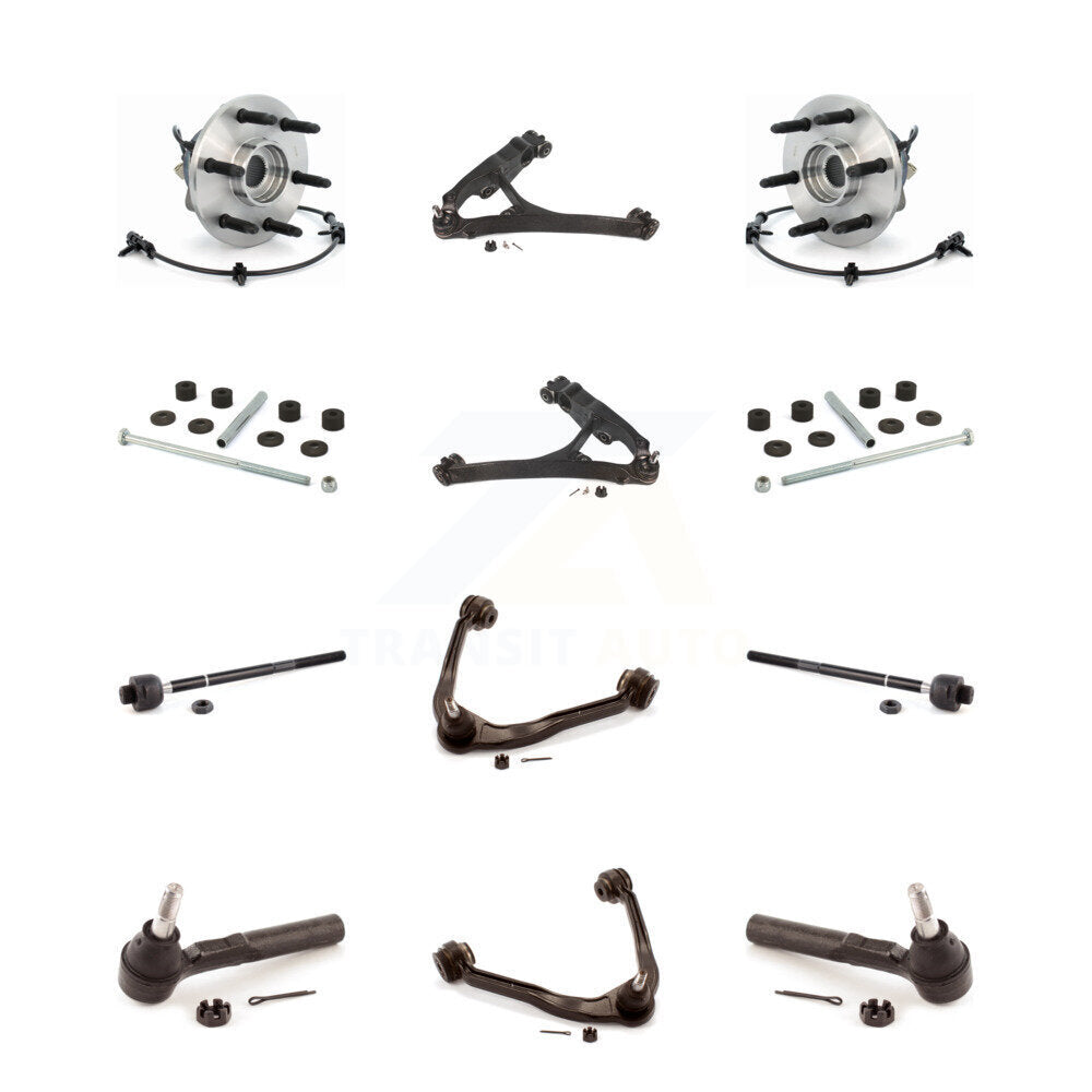 Bearing Lower Upper Control Arm Outer Inner Tie Rod Link Front Kit For Chevrolet