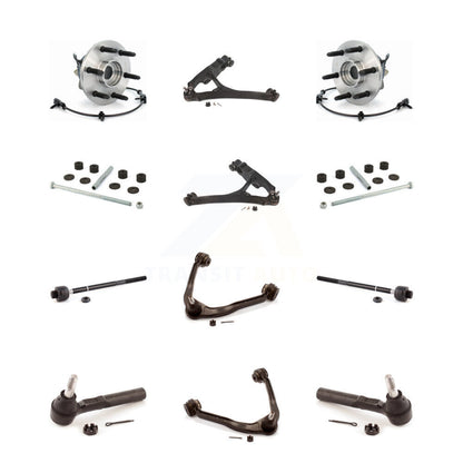 Bearing Lower Upper Control Arm Outer Inner Tie Rod Link Front Kit For Chevrolet