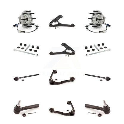 Bearing Lower Upper Control Arm Outer Inner Tie Rod Link Front Kit For Chevrolet
