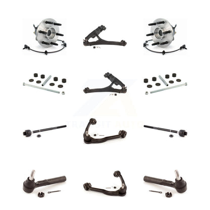 Bearing Lower Upper Control Arm Outer Inner Tie Rod Link Front Kit For Chevrolet