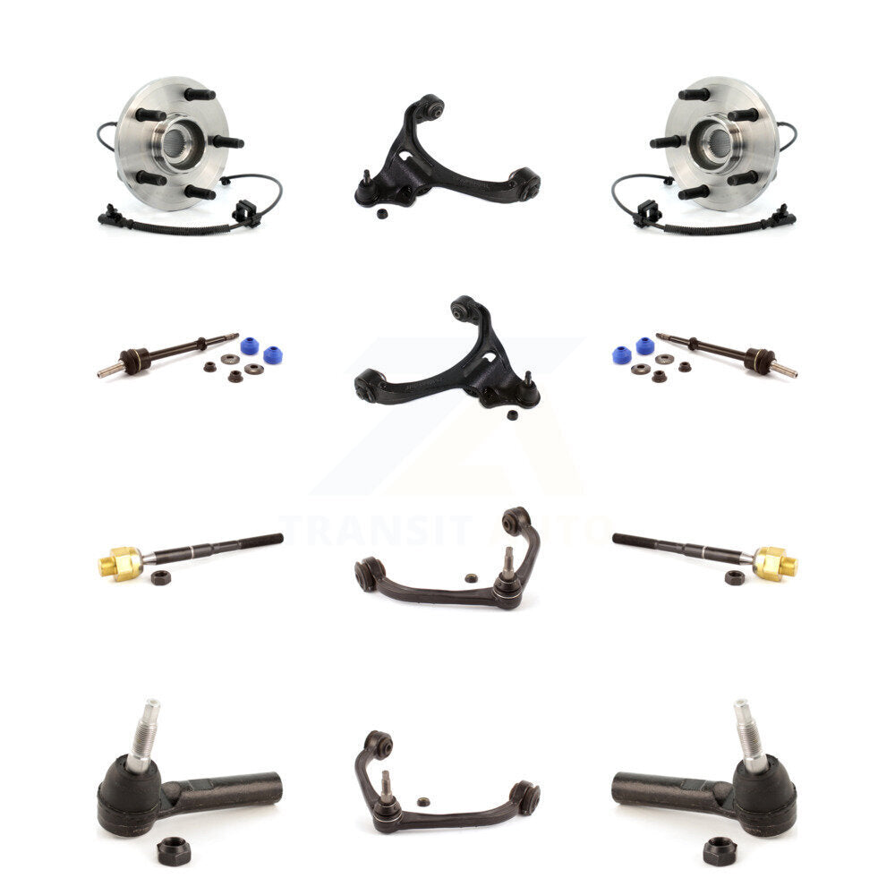 Bearing Lower Upper Arm Outer Inner Tie Rod Link Front Kit (12Pc) For Dakota Ram