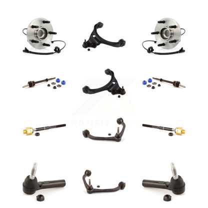 Bearing Lower Upper Arm Outer Inner Tie Rod Link Front Kit (12Pc) For Dakota Ram