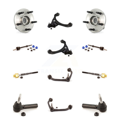 Hub Bearing Lower Upper Arm Outer Inner Tie Rod Link Front Kit (12Pc) For Dodge