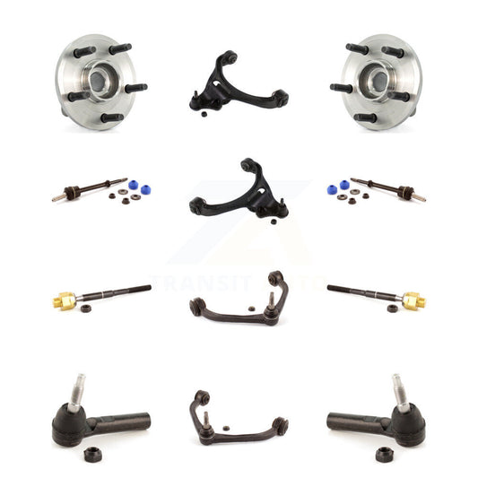 Hub Bearing Lower Upper Arm Outer Inner Tie Rod Link Front Kit (12Pc) For Dodge